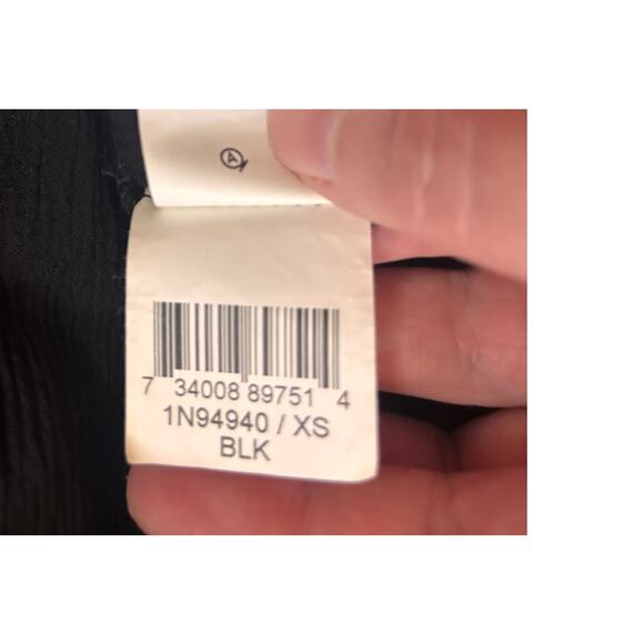 Karen Kane Womens Belted Tie Waist Dress 3/4 Sleeve XS Professional Career Work - Picture 4 of 7